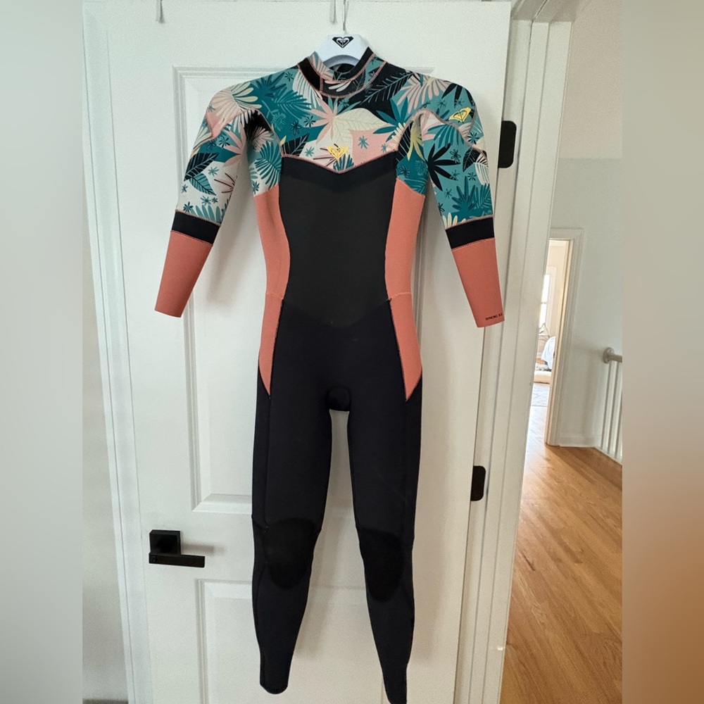 Roxy Girls Syncro Back Zip Wetsuit size 14 Girls